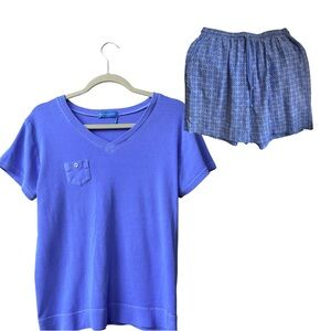 Fresh Produce Set Shorts Med & Top Lg Periwinkle’s